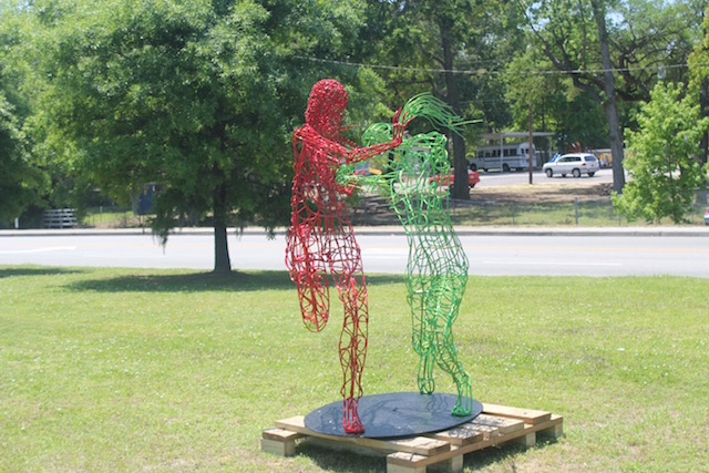 Dancing Figures, displayed in North Charleston and Mt. Pleasant, SC, view #2